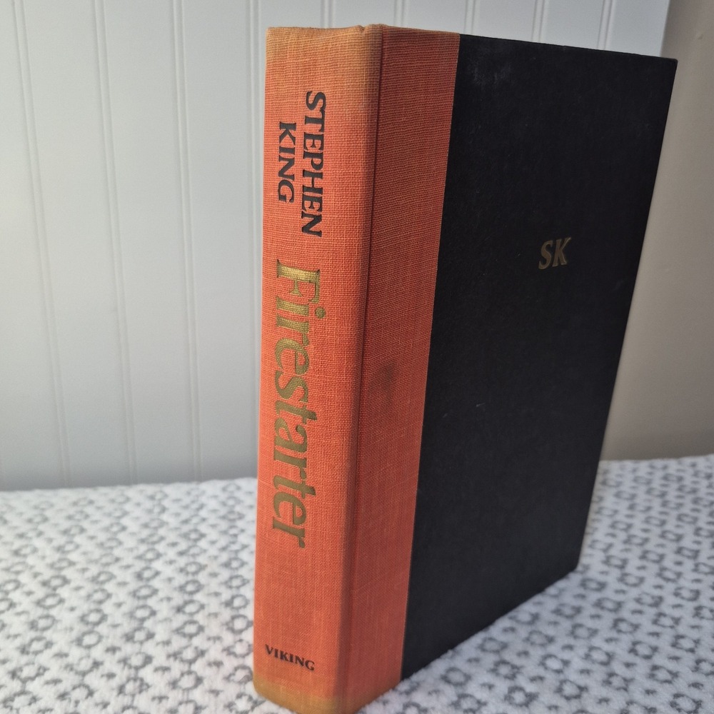 Stephen King FIRE-STARTER 1st Edition Viking Press 1980 HC No DJ Horror VGC